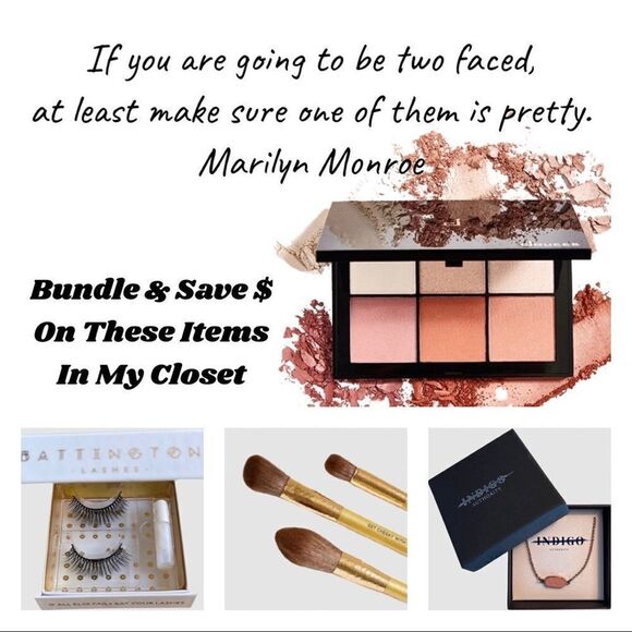 MOTD Gold Goddess Face Makeup Brush Set • NIP - Picture 4 of 7